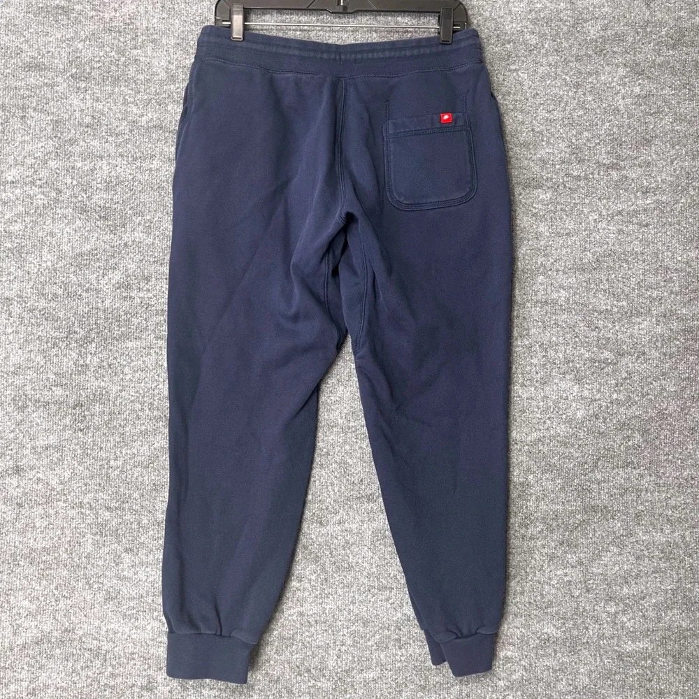 Nike Mens Sportswear Club Fleece Joggers Navy Blue Sweatpants Medium Y2K Running